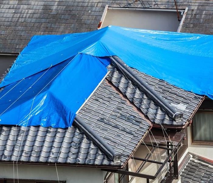 House roof tarp